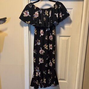 LuLaRoe Black and White Patterned Dress
